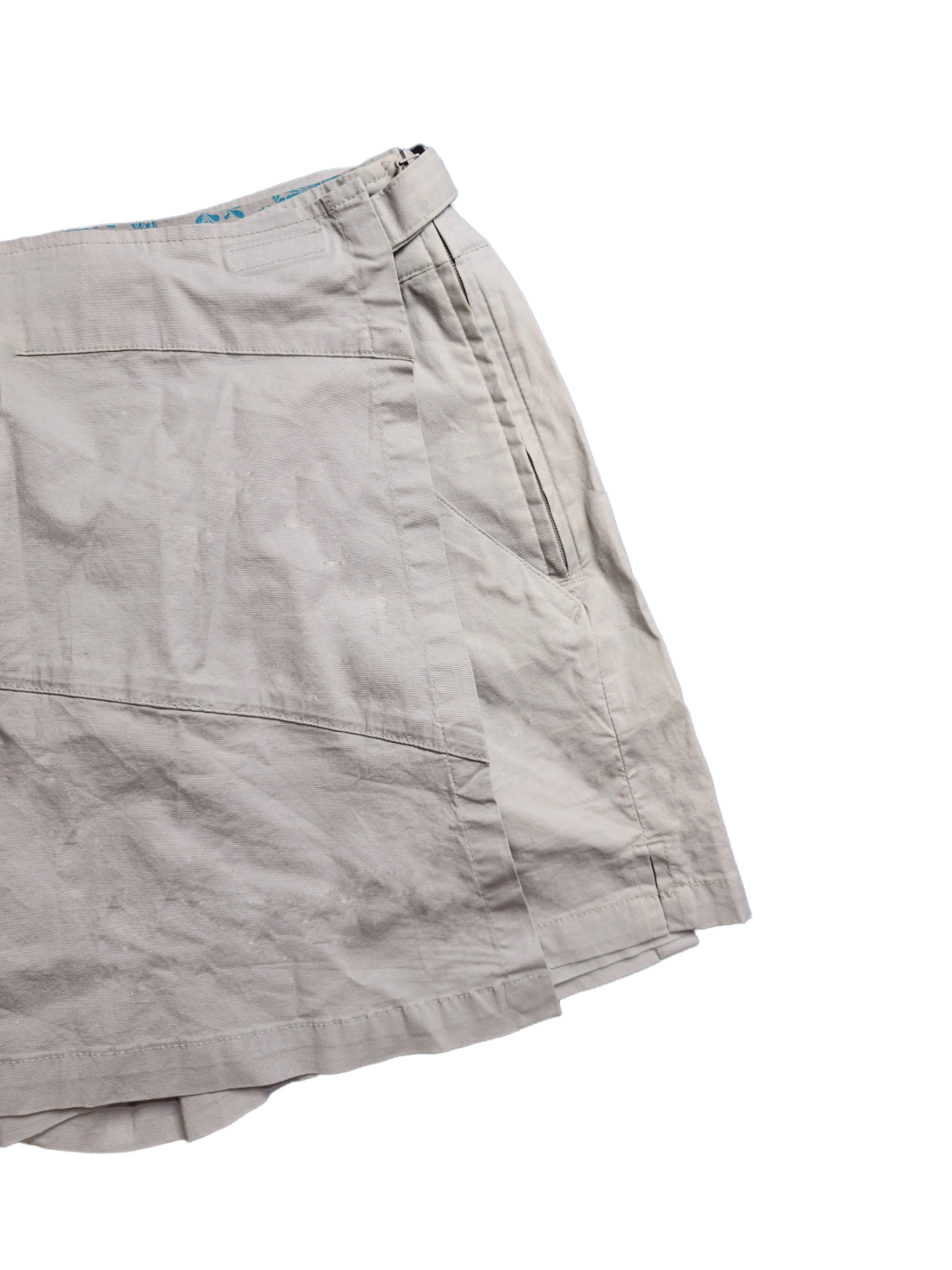 Techwear cargo mini skirt