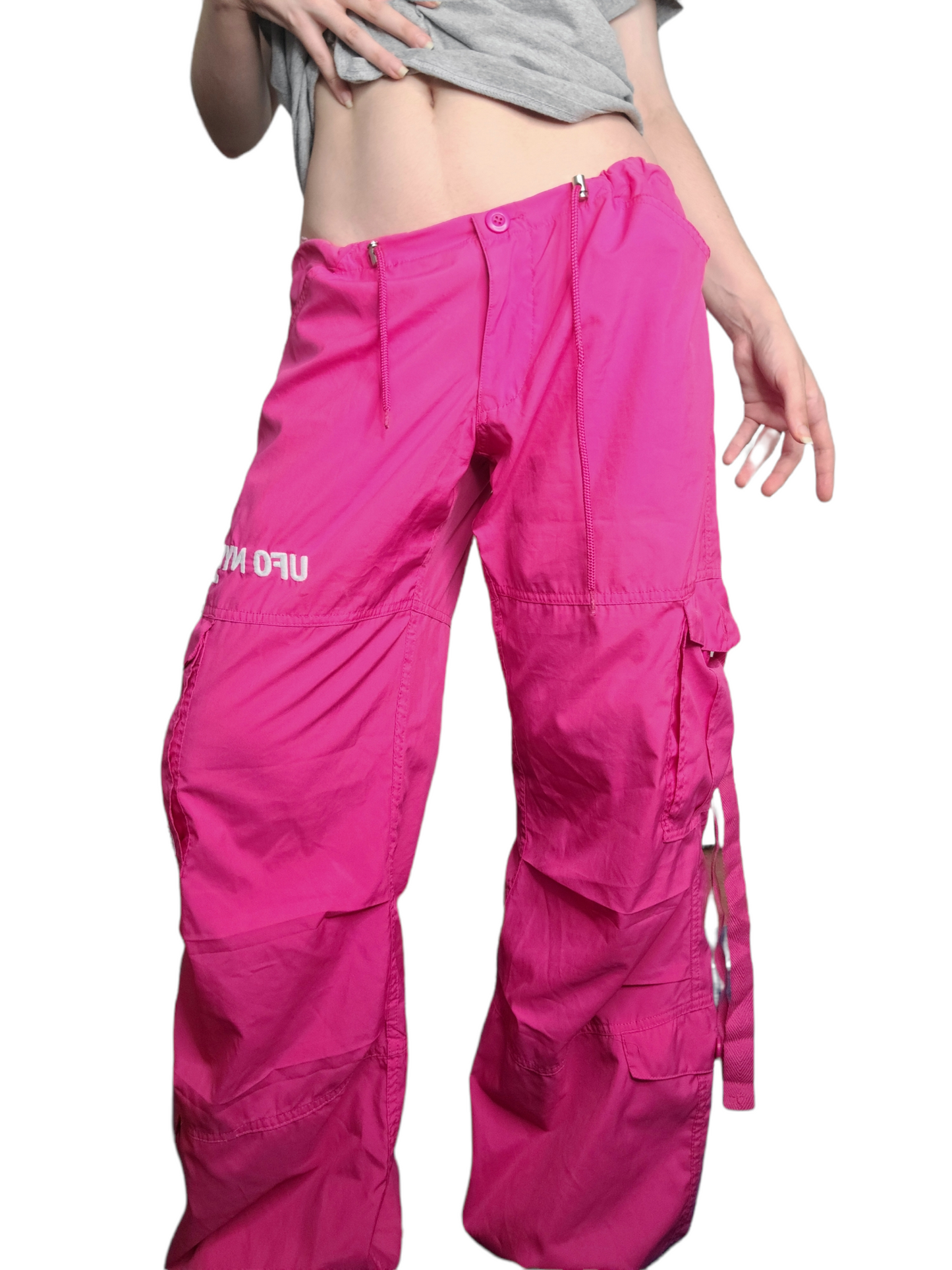 Vintage pink parachute cargo
