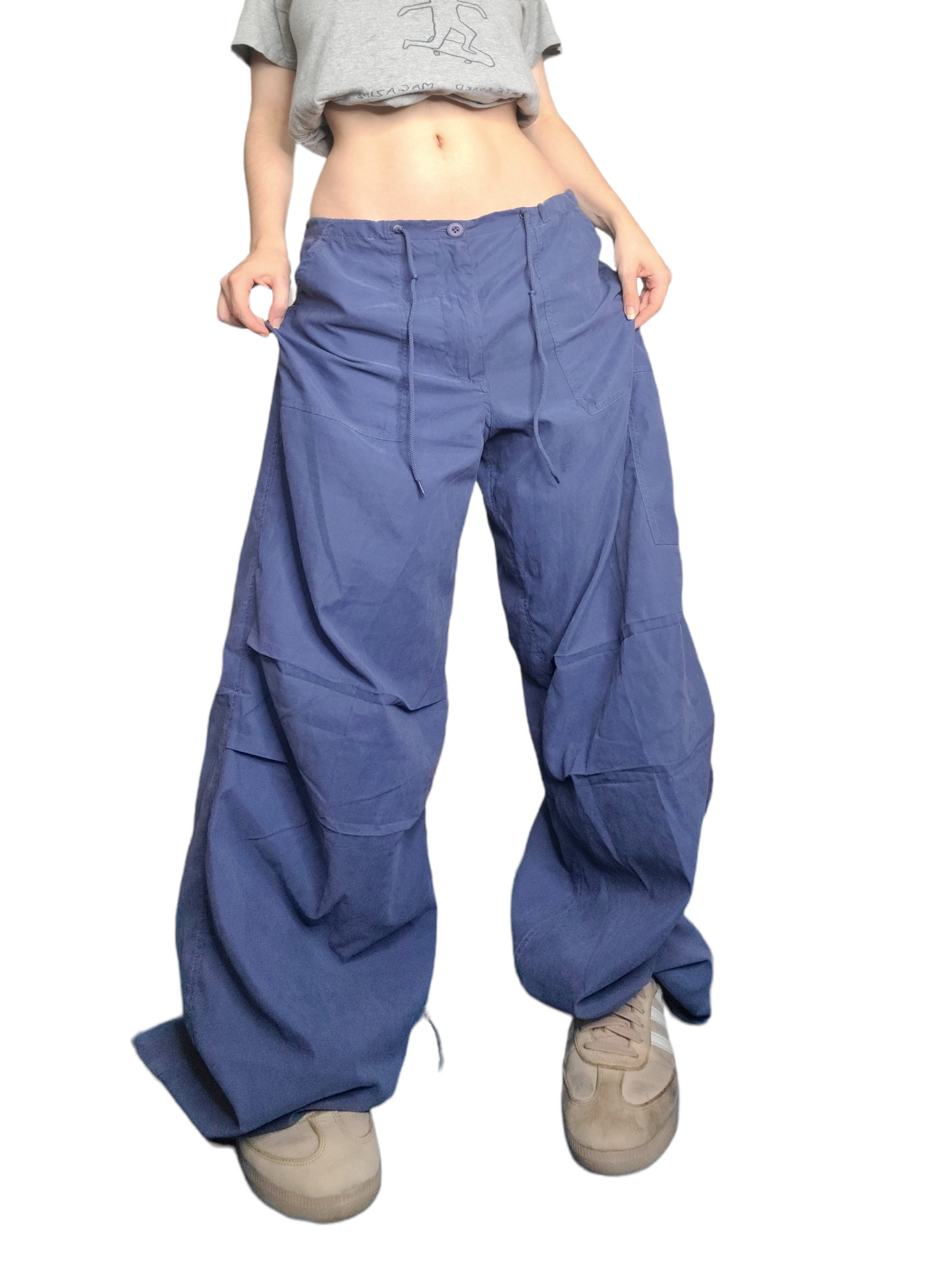 Vintage blue parachute cargo