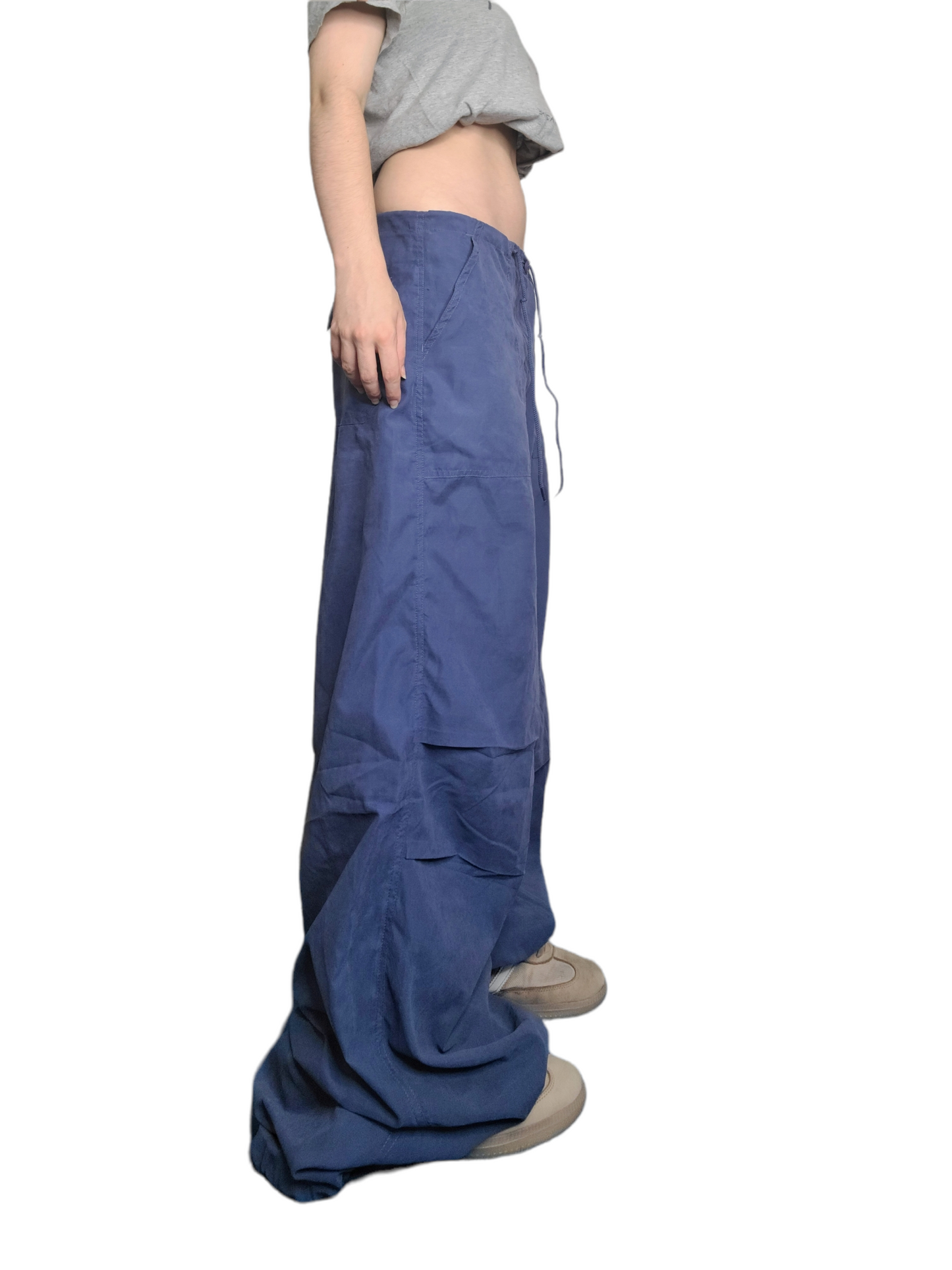 Vintage blue parachute cargo