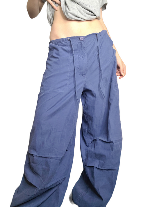 Vintage blue parachute cargo