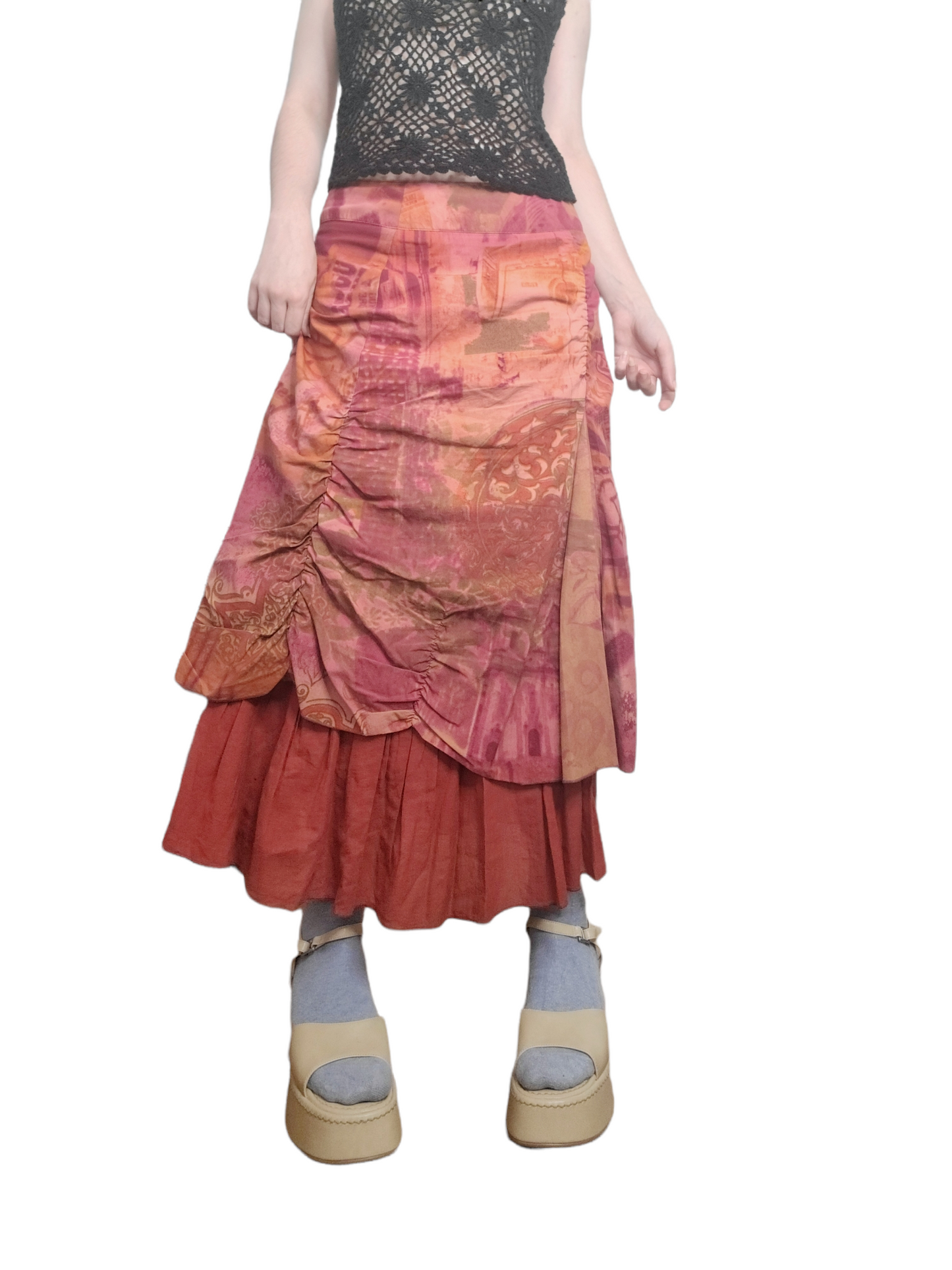 Long harajuku fairygrunge skirt