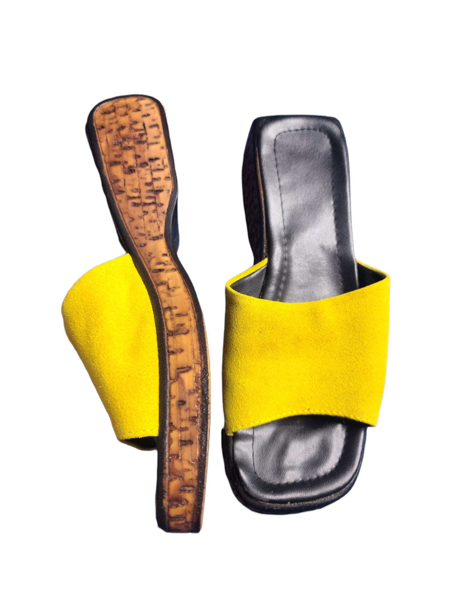 Mules 90s vintage futuristic platform