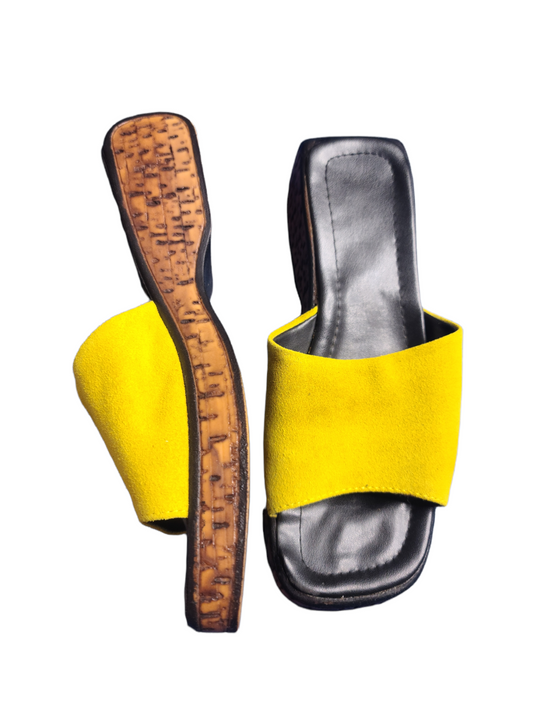 Mules 90s vintage futuristic platform