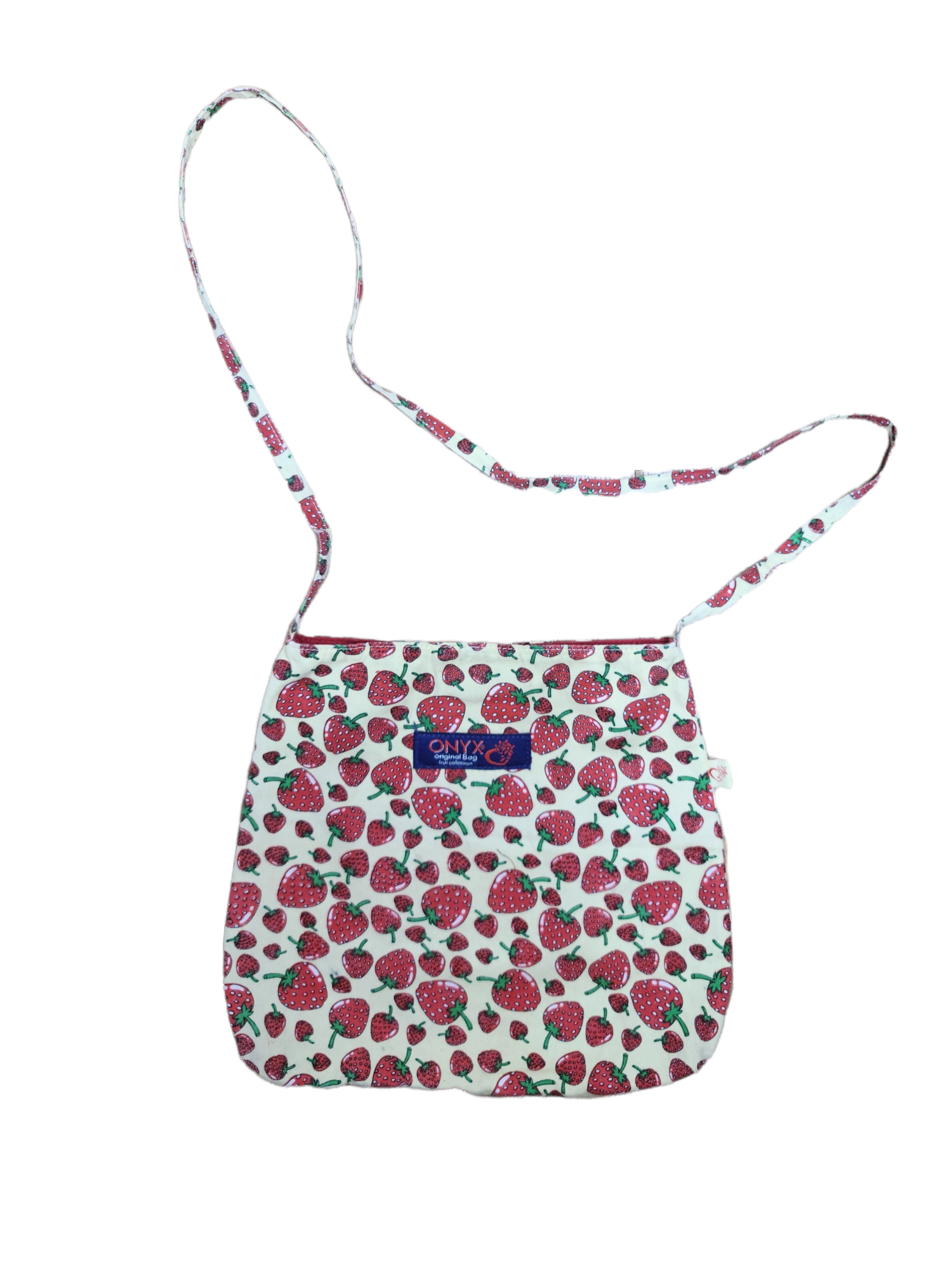 Mini bag 90s vintage cute kawaii printed sac petit bandouliere fraises 