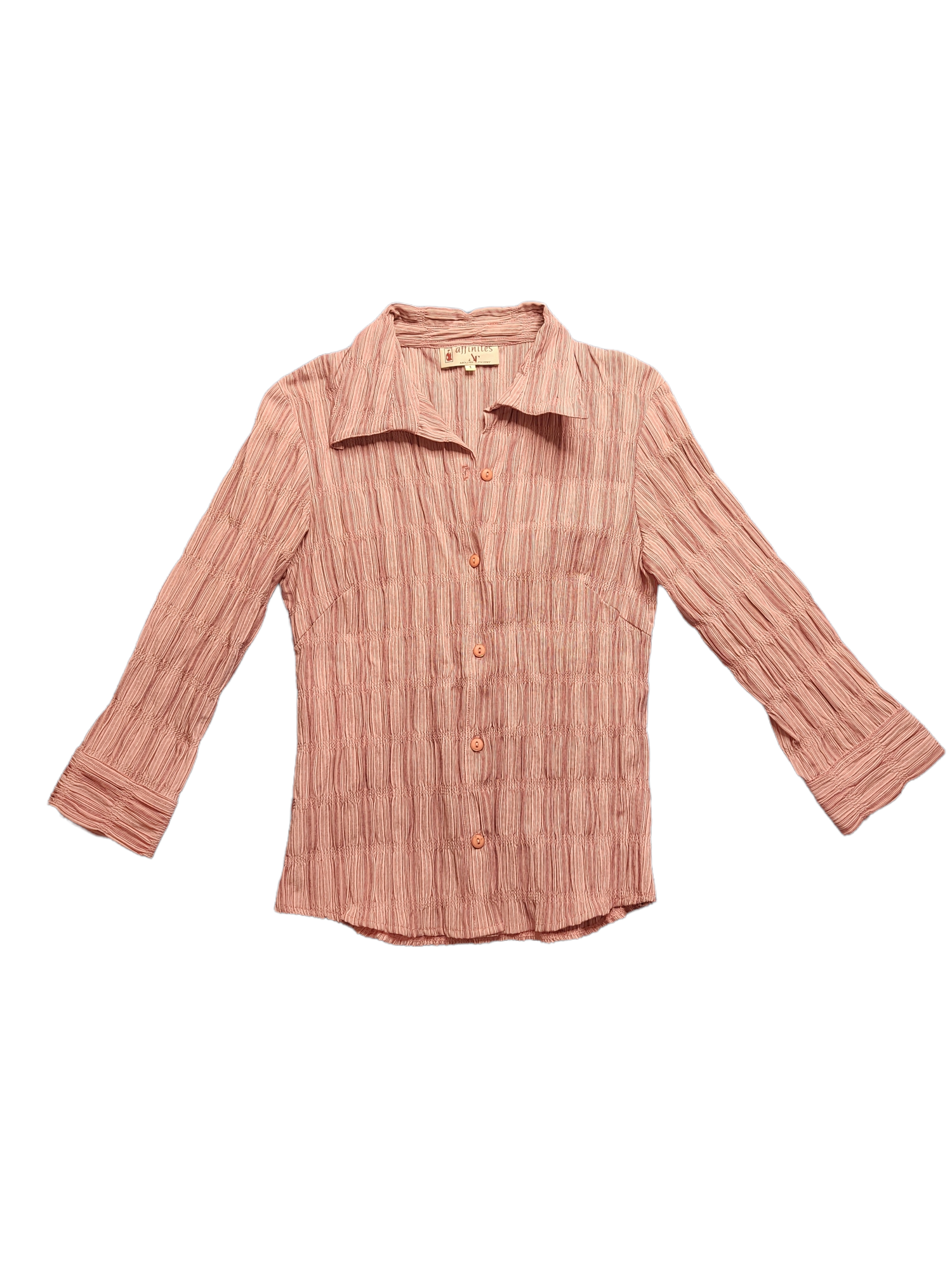 Chemise 90s rose rayures indie style aesthetic grunge girly cute