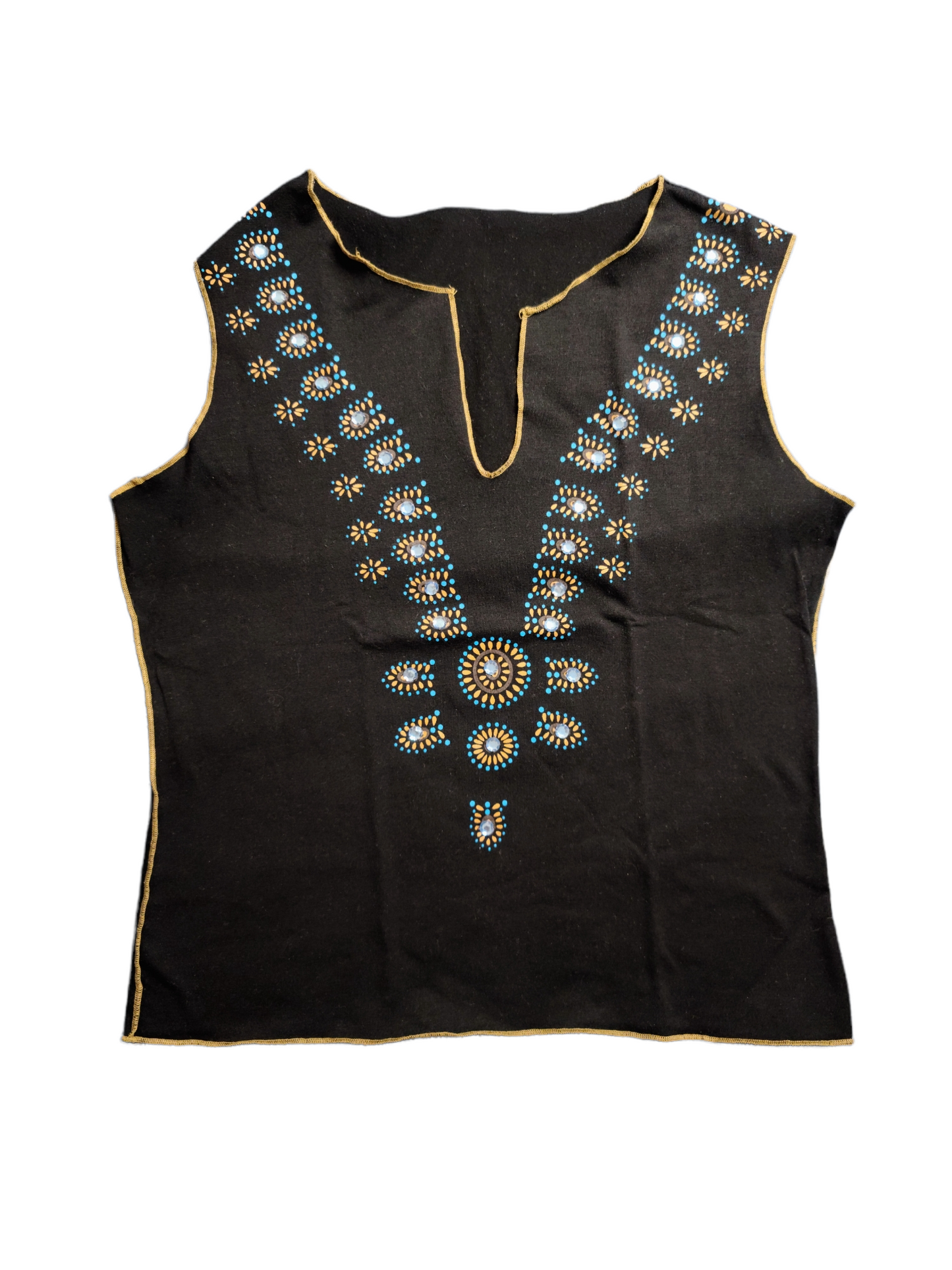 Tank top bohem y2k arabesques 2000s hippie