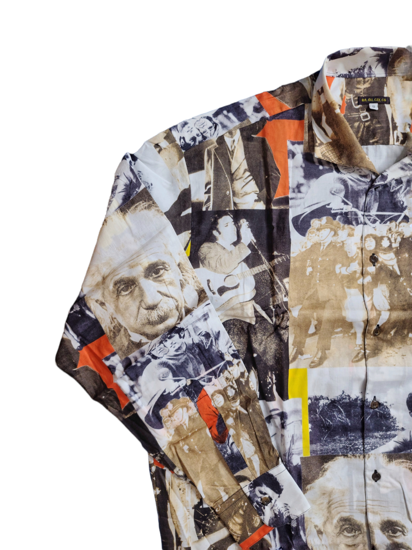 Archive patchwork shirt