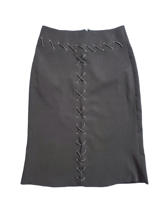 Jupe lacets emo cyberpunk punk grunge gothic harajuku y2k