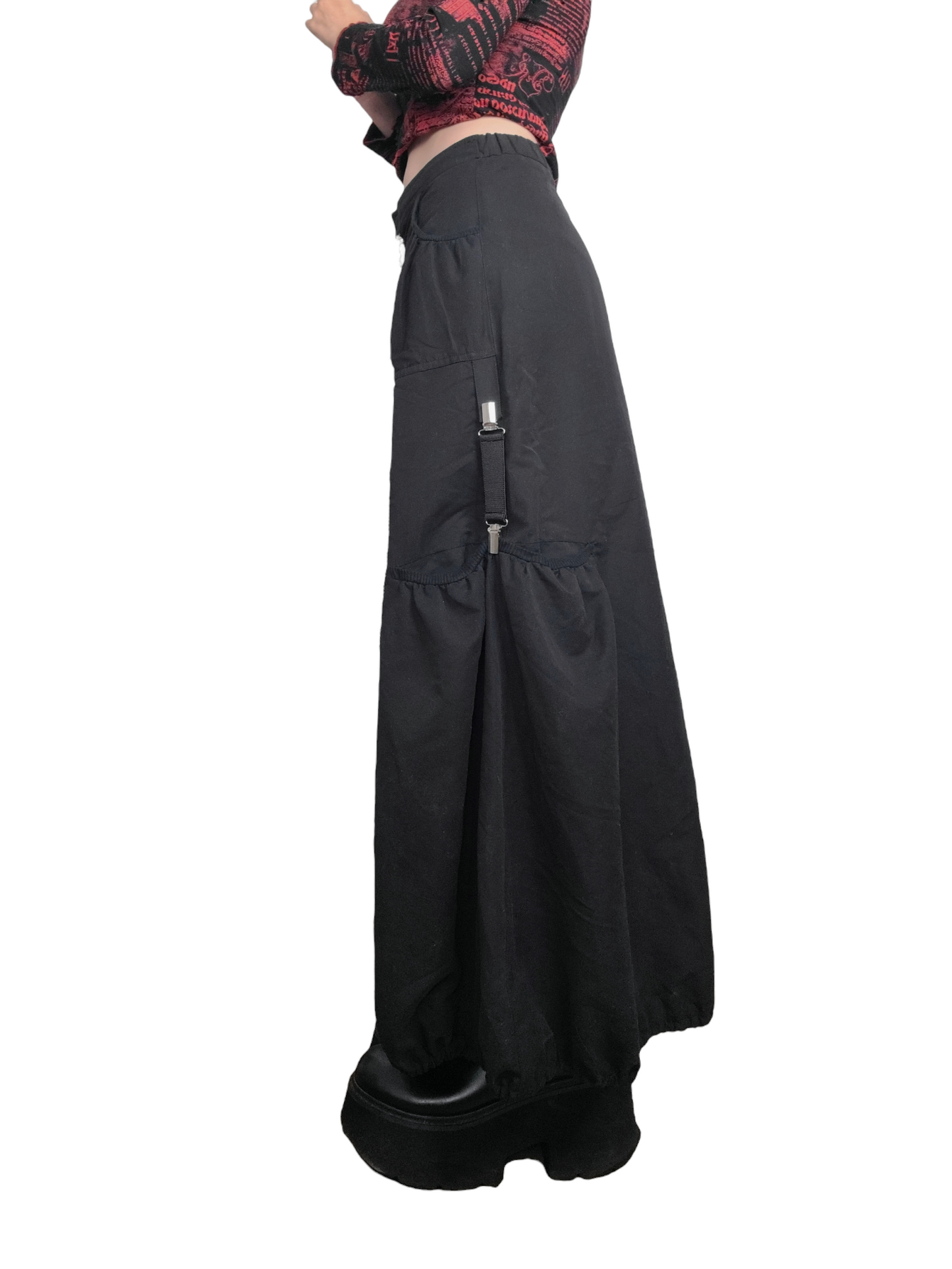 Maxi skirt cyberpunk techwear