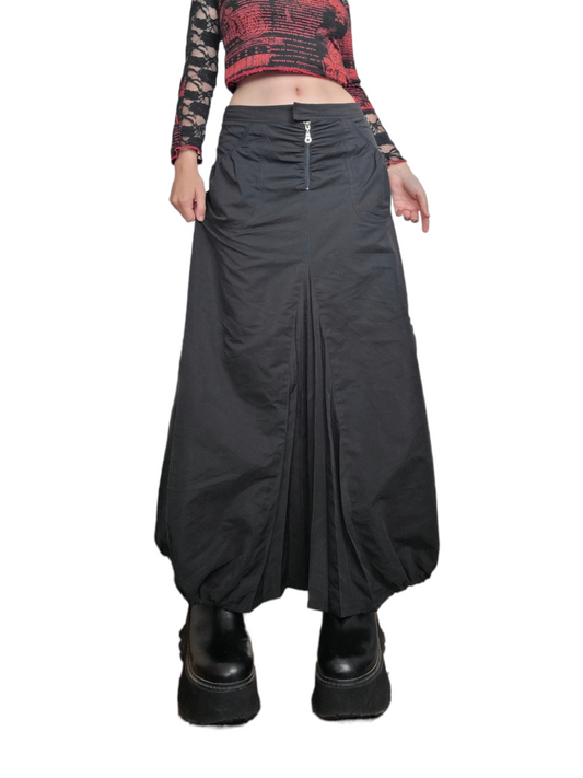 Maxi skirt cyberpunk techwear