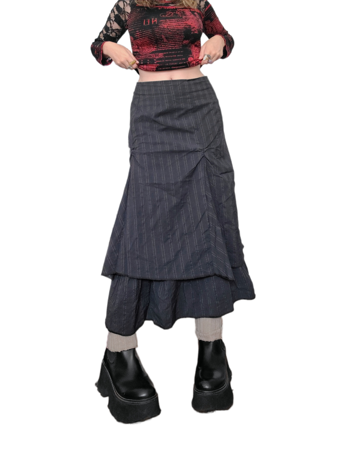 Y2k harajuku fairygrunge skirt