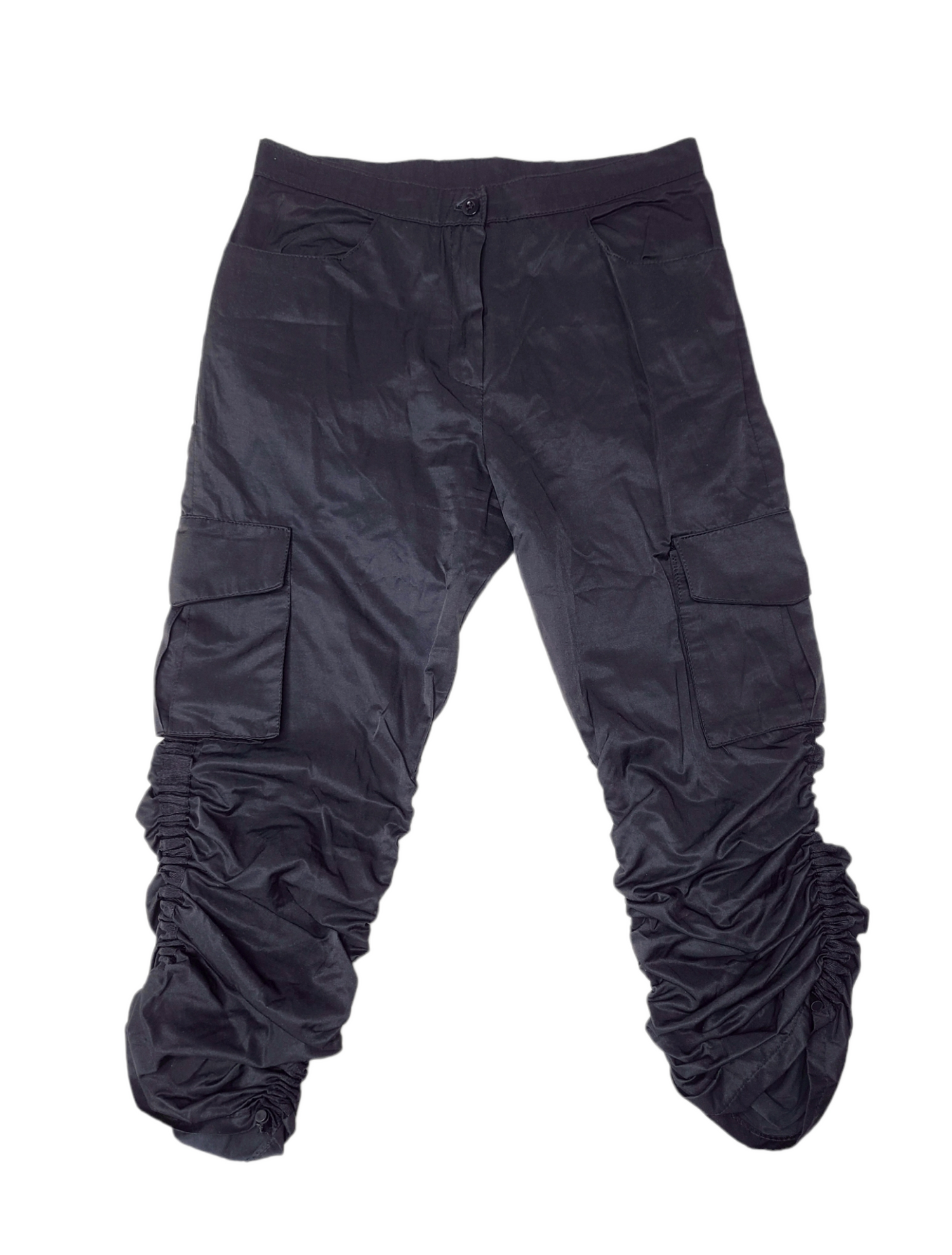 Y2k cybery2k futuristic harajuku techwear gorpcore rave noir pantalon 2000s 