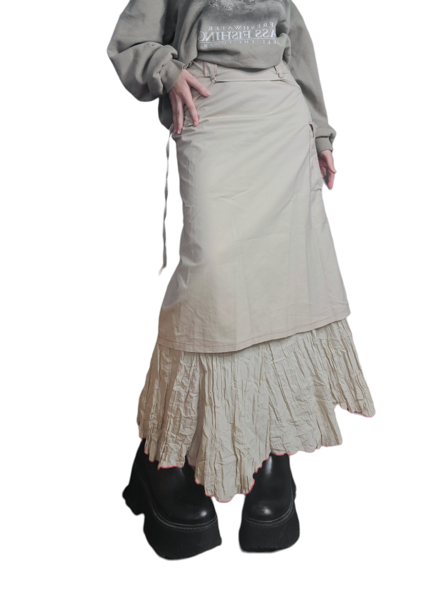 Maxi skirt gorpcore harajuku
