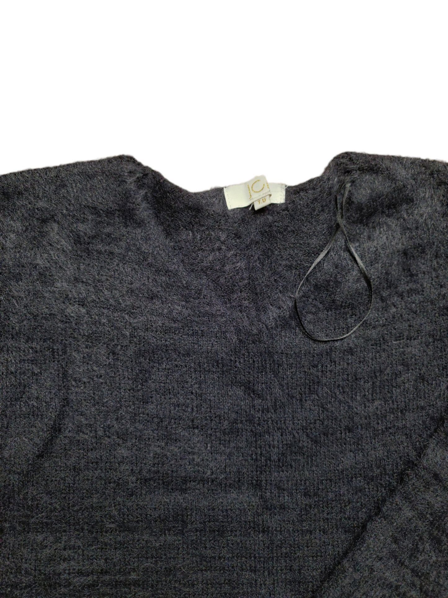 Large fluffy long sleeve top