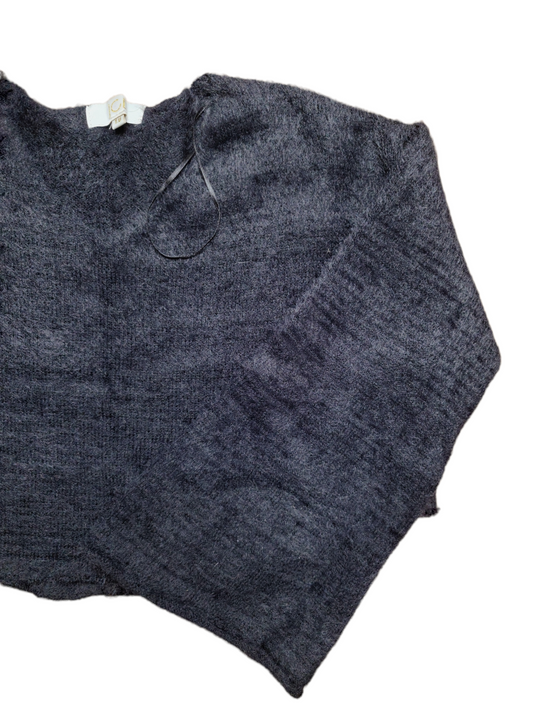 Large fluffy long sleeve top