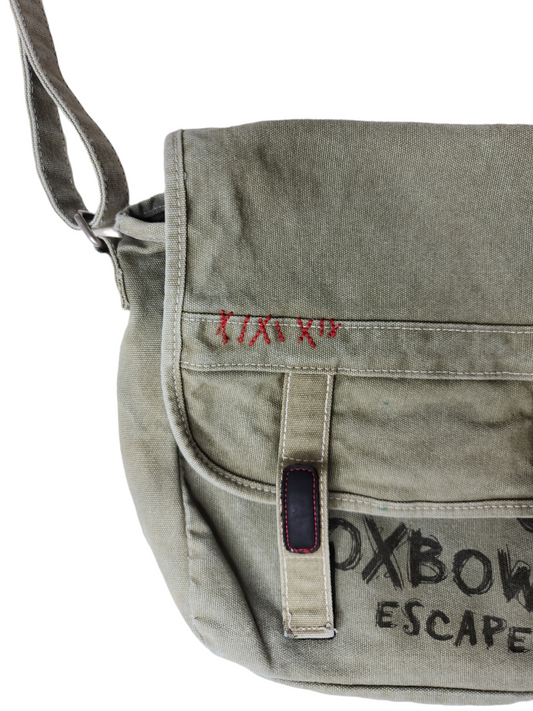 Cybery2k grunge khaki shoulder bag