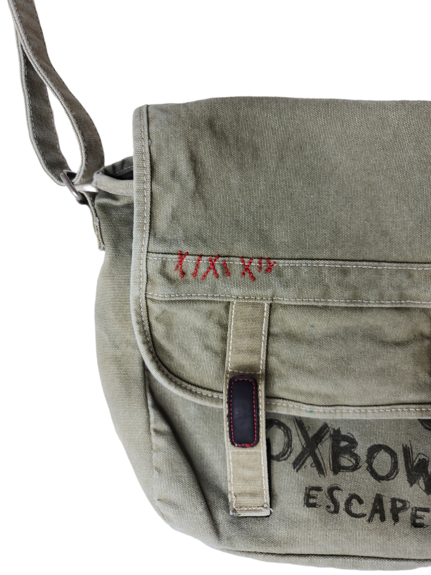 Cybery2k grunge khaki shoulder bag