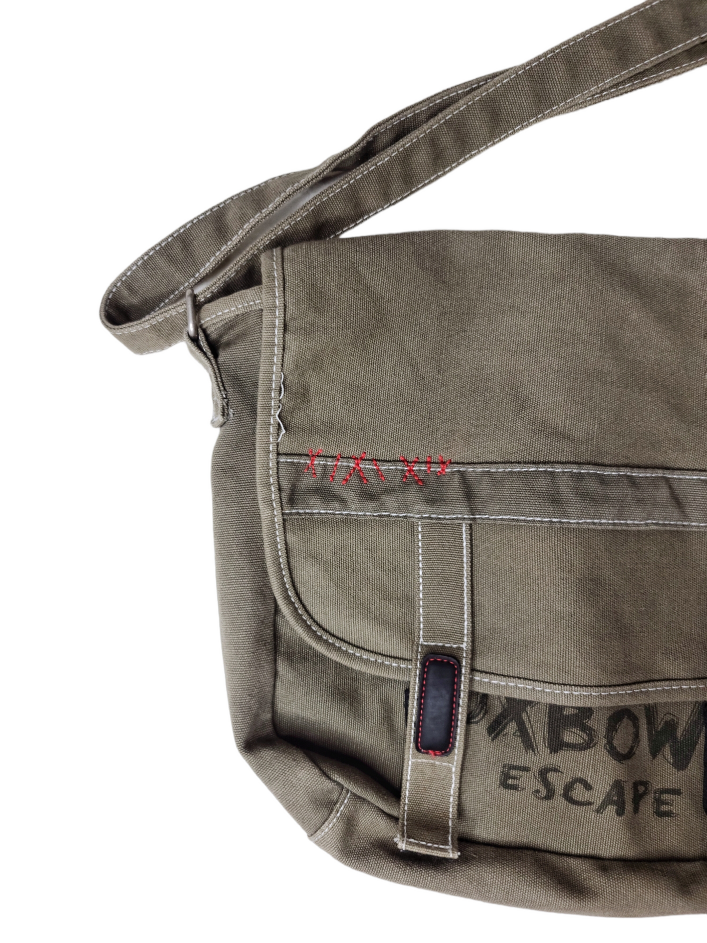 Dark khaki grunge cybery2k shoulder bag