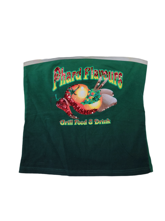 Baby tee y2k top 2000 vintage printed strass glam indie style cute paris france 00s kawaii harajuku archive fashion emo manga anime brassiere perles strass rare unique 