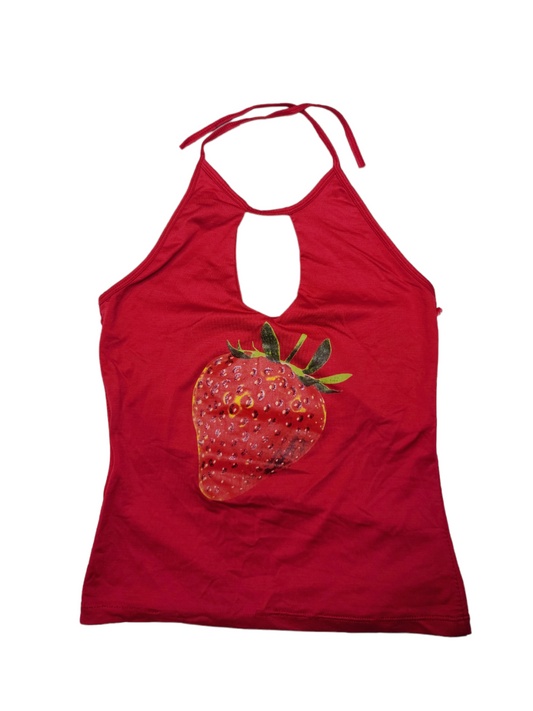 Baby tee y2k top 2000 vintage printed strass glam indie style cute paris france 00s kawaii harajuku archive fashion emo manga anime dos nu fraise cyber harajuku 