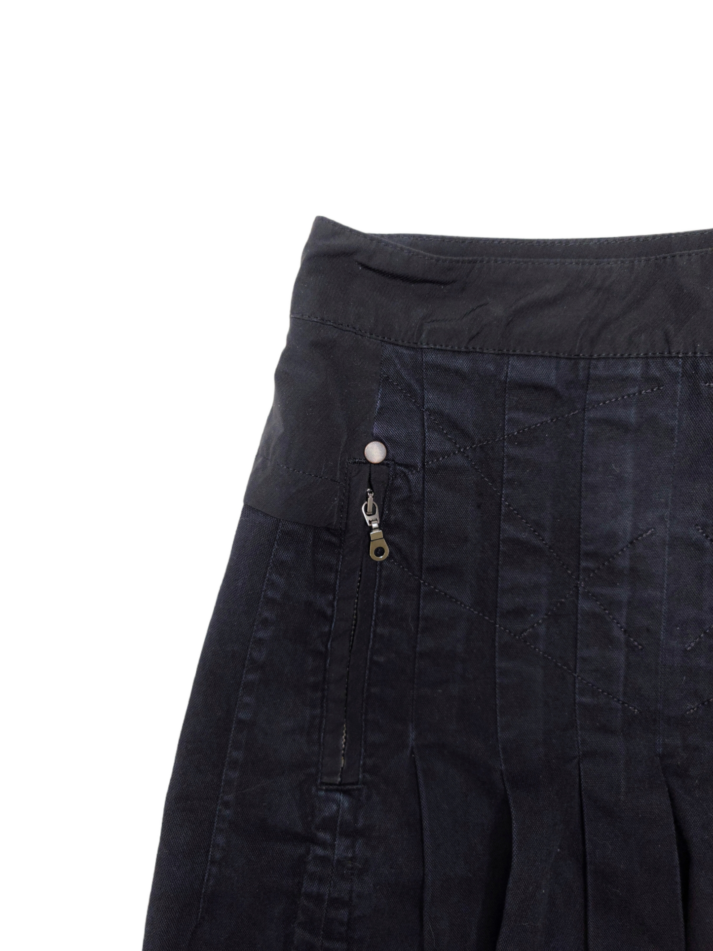 Jupe plissée patineuse y2k techwear