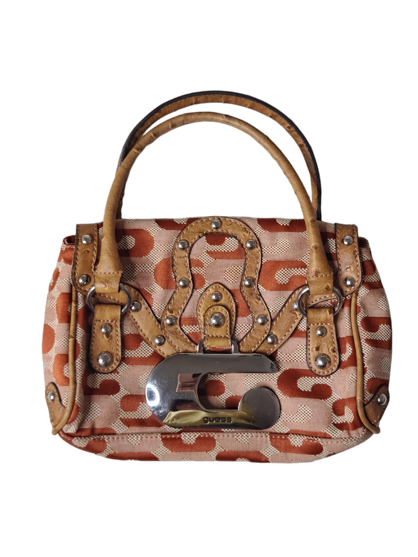 Mini sac baguette y2k guess archive fashion luxe vintage cute printed