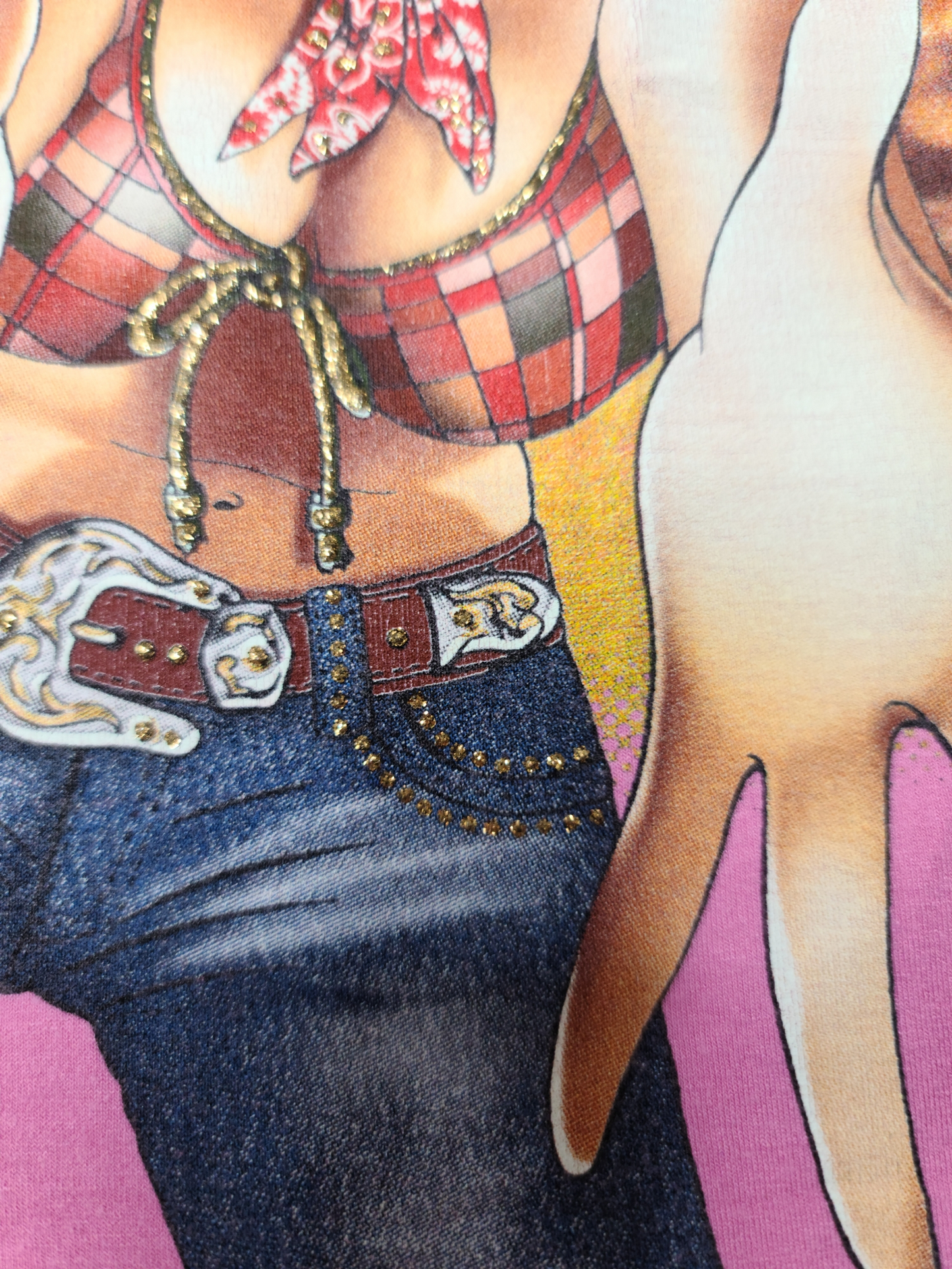 Top y2k printed manga western - zimfriperie