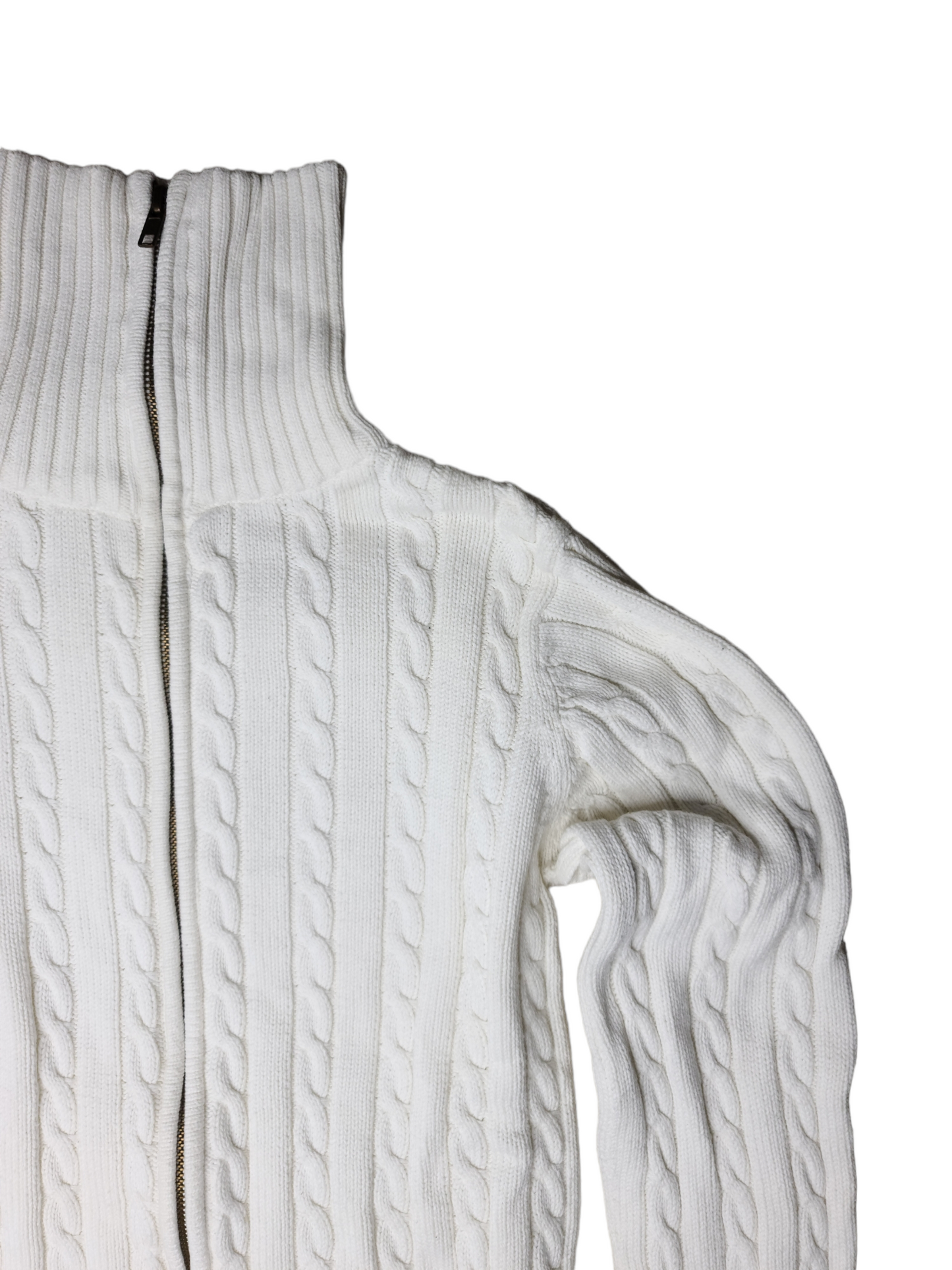 White 90s ribbed vest