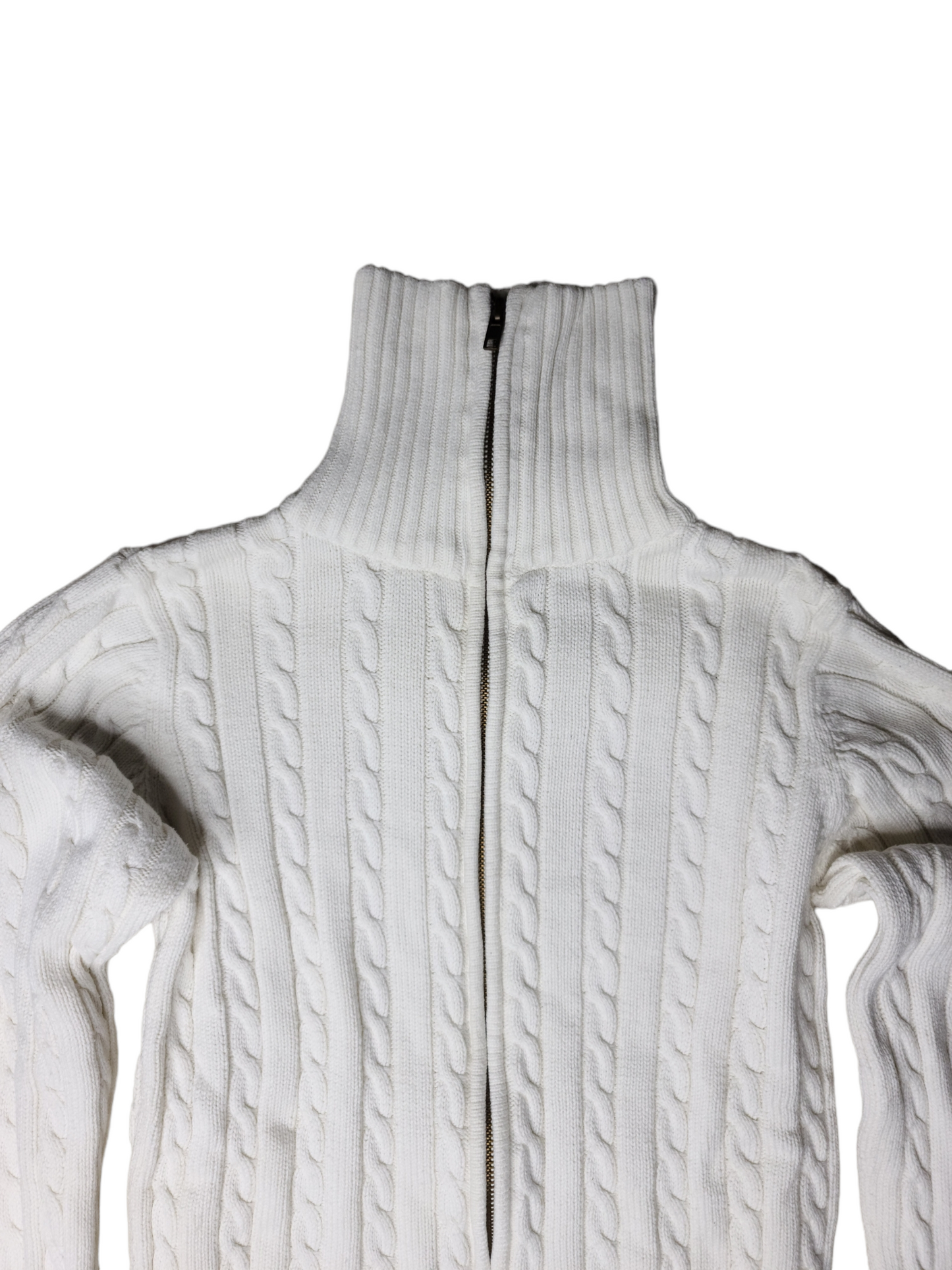 White 90s ribbed vest