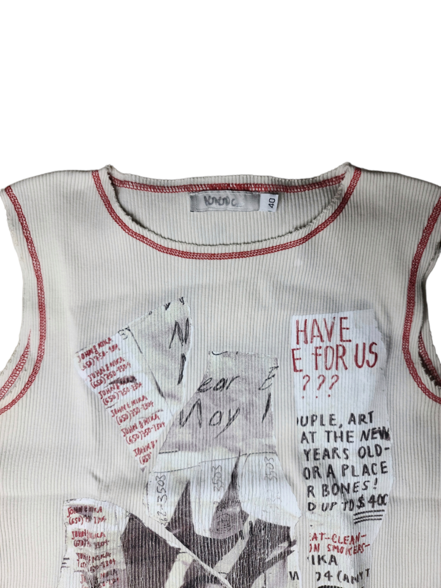 Tanktop cybery2k imprimé - zimfriperie