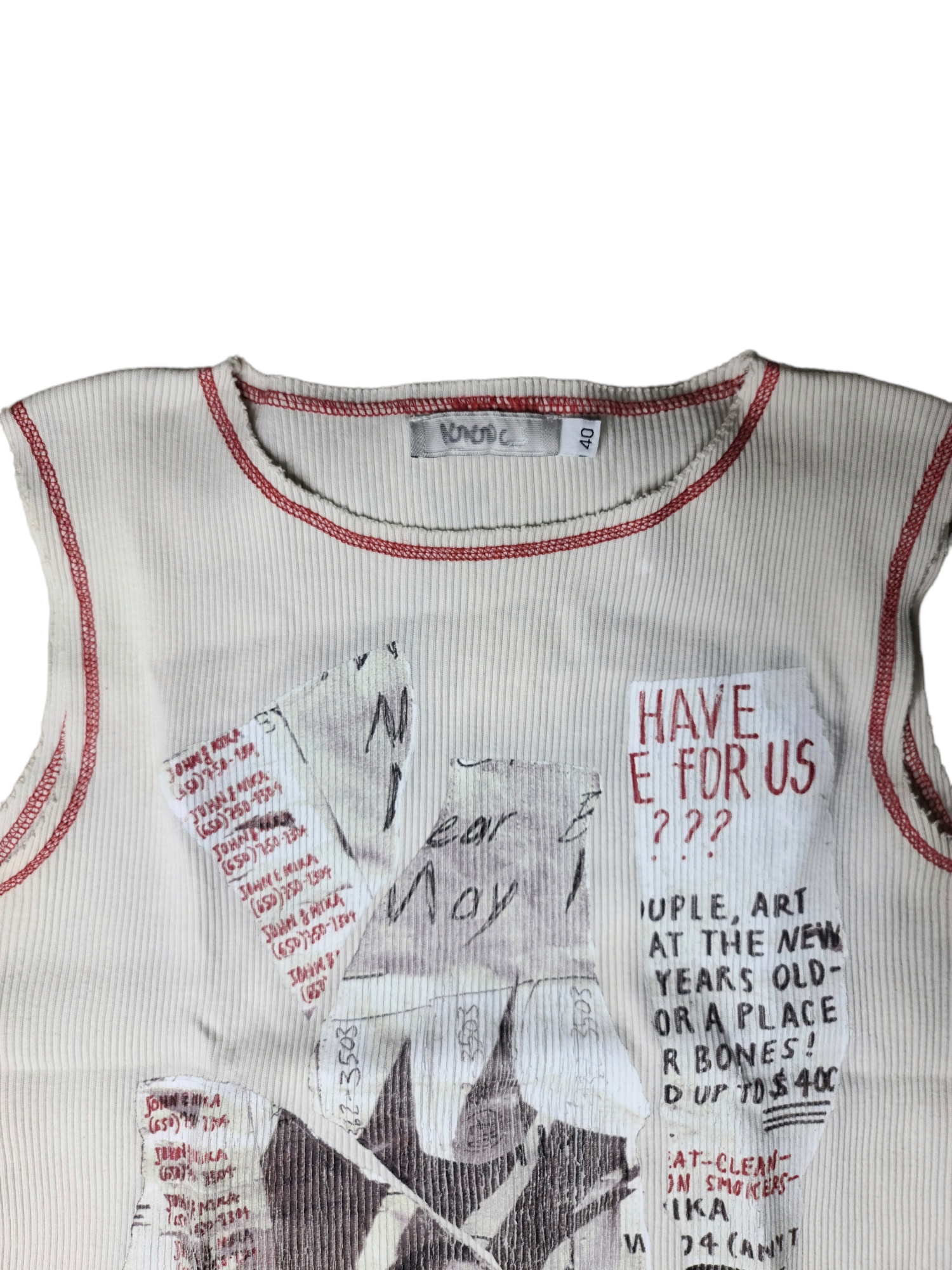 Tanktop cybery2k imprimé - zimfriperie