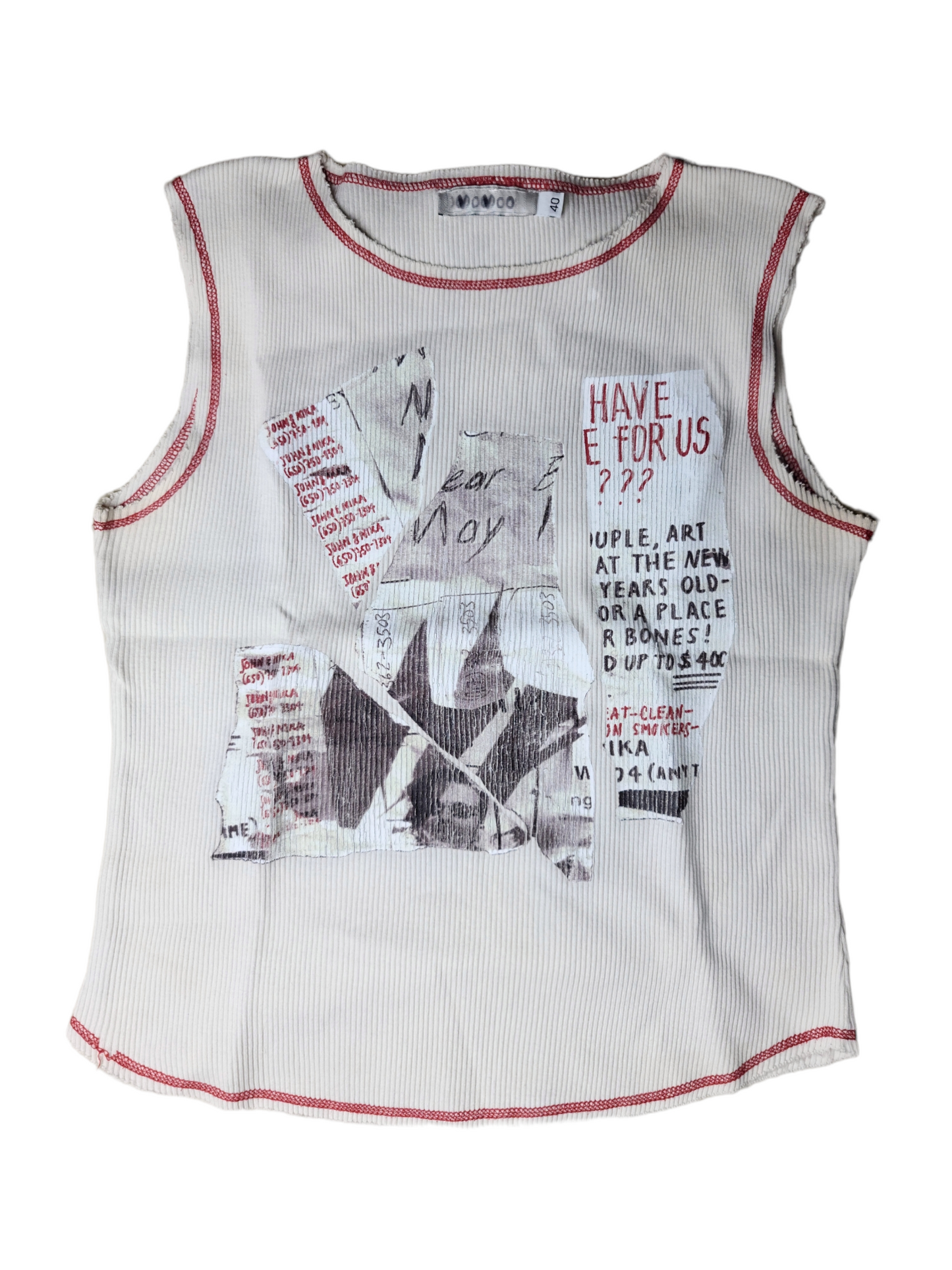 Tanktop cybery2k imprimé - zimfriperie