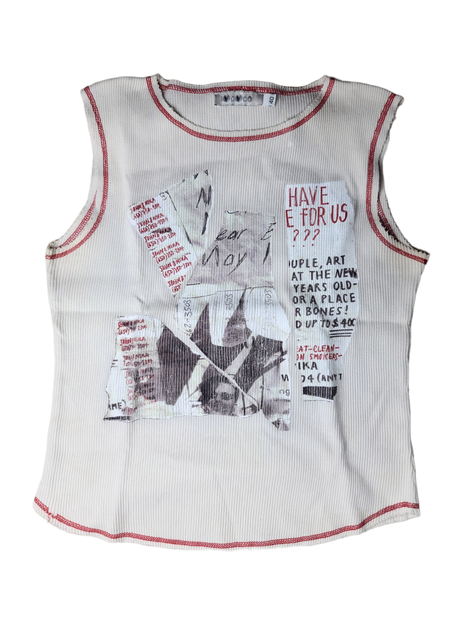 Tanktop cybery2k imprimé - zimfriperie