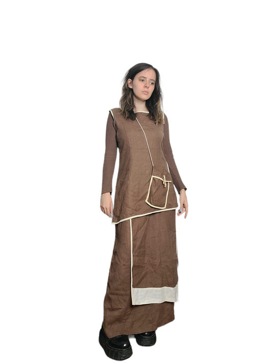 Longue robe harajaku neutral style