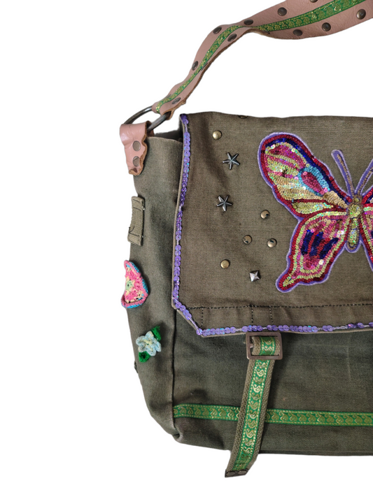 Sac bandouliere fairygrunge papillon