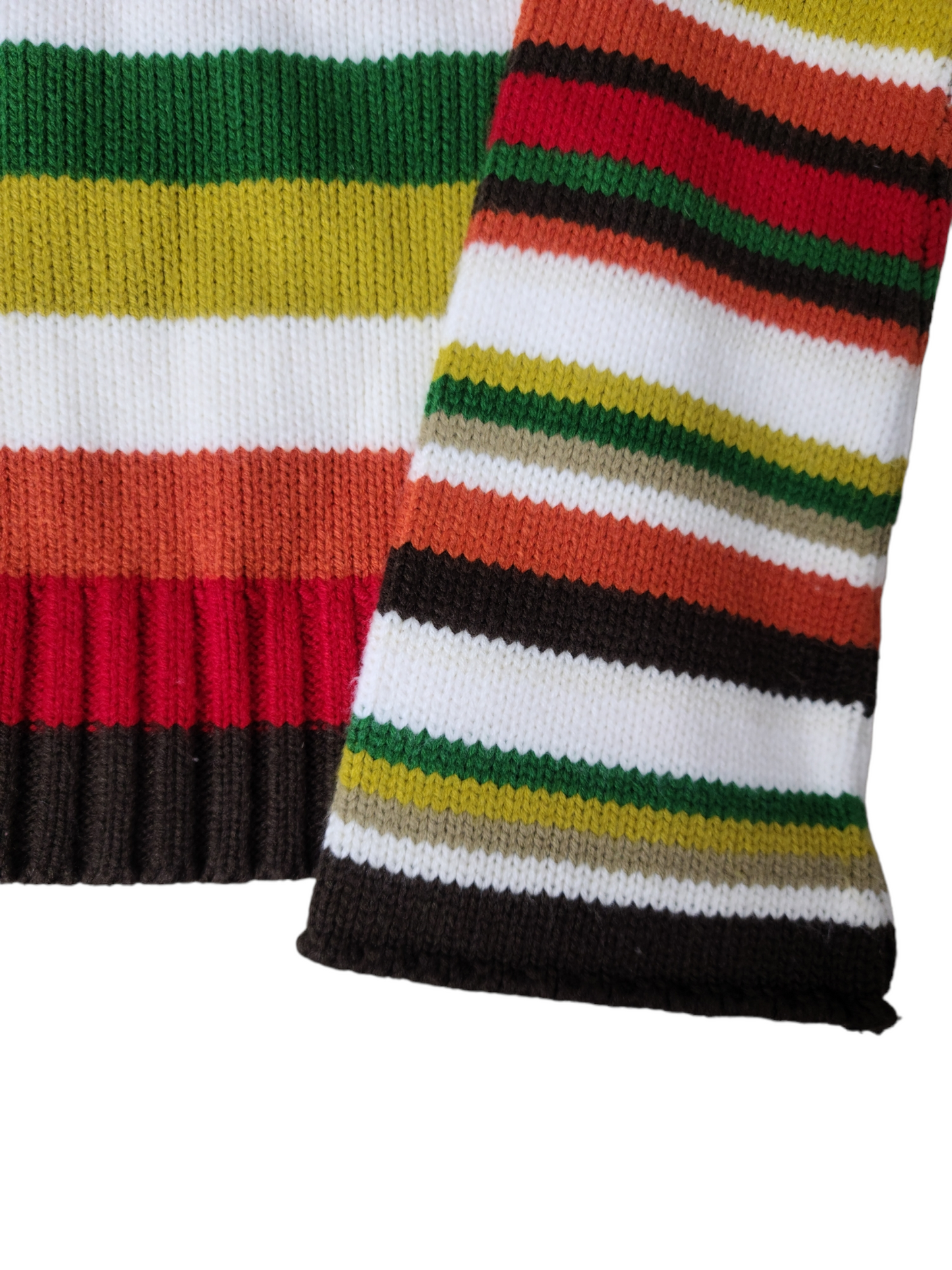 Pull crochet multicolore forestcore