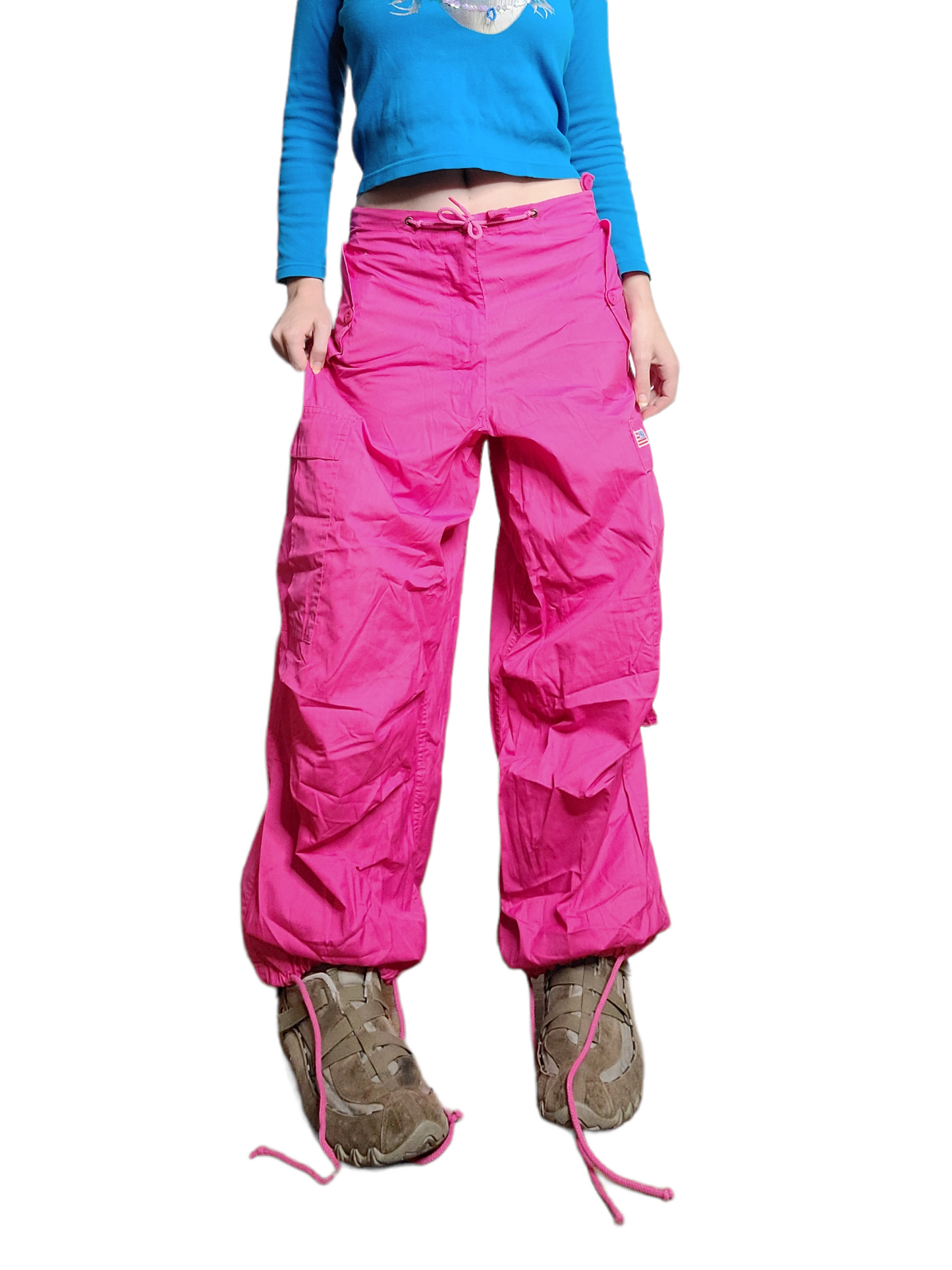Pink parachute cargo