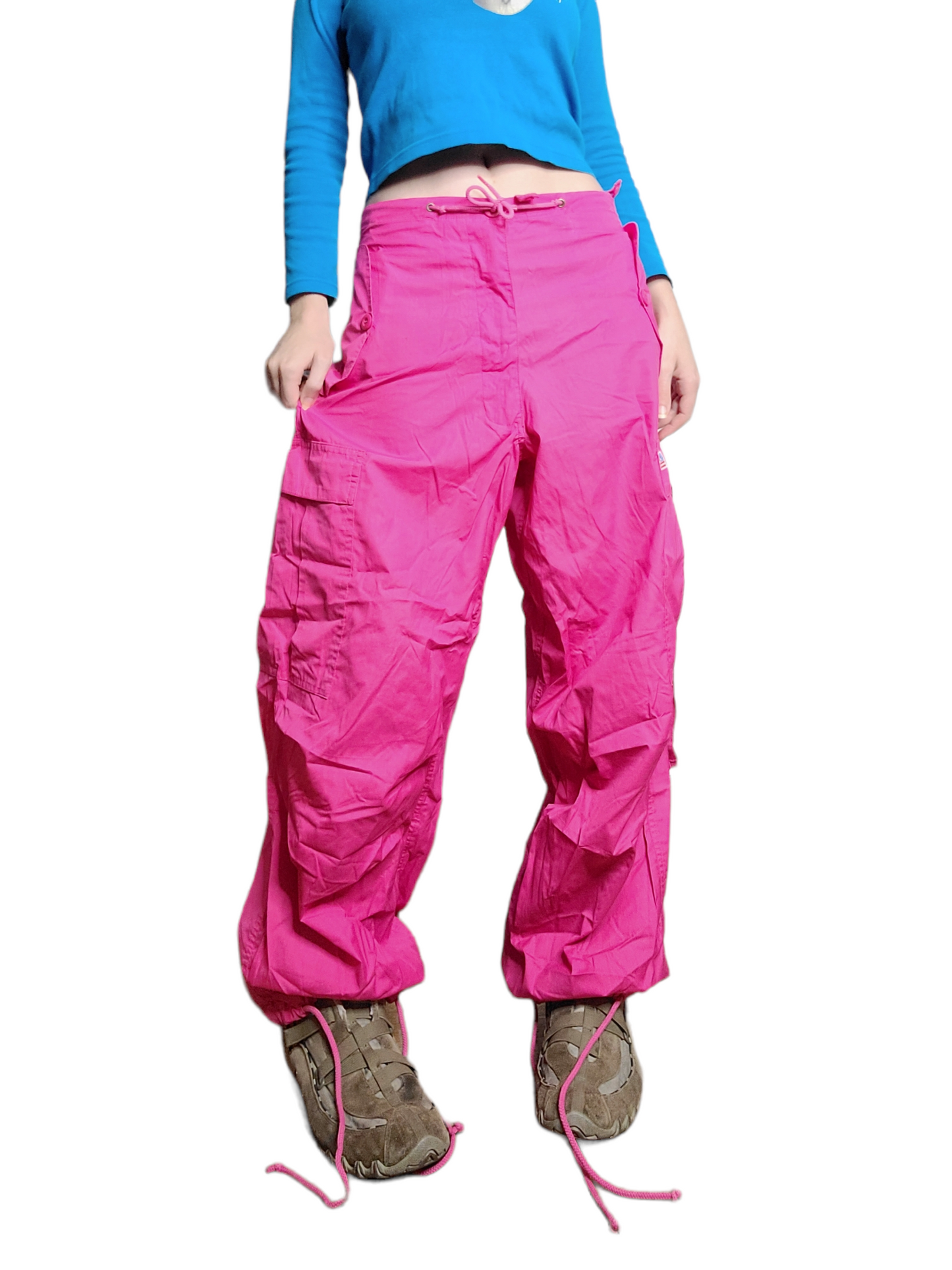 Cargo parachute vintage military ufo noir skater hiphop overpants gorpcore ufo