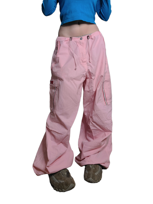 Cargo parachute vintage military ufo rose skater hiphop overpants gorpcore