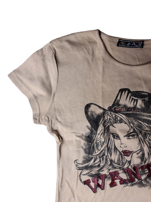 Baby tee y2k western