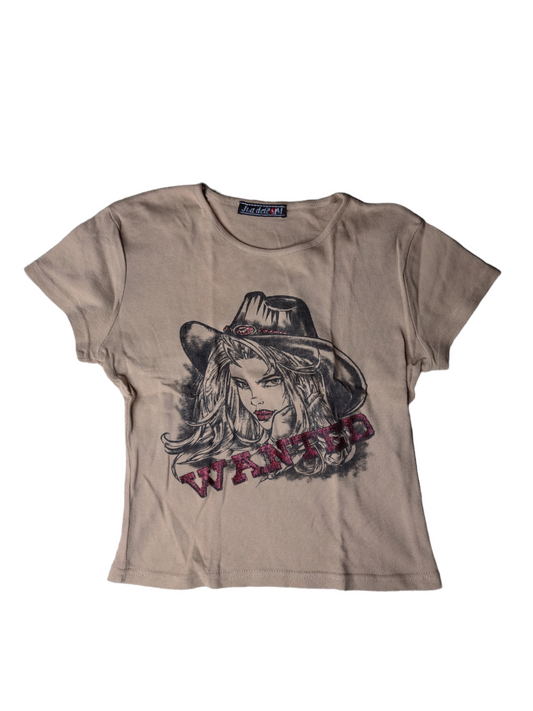 Croptop babytee y2k vintage 2000 manga anime japan made in france cute kawaii rare exclusif western archive grunge