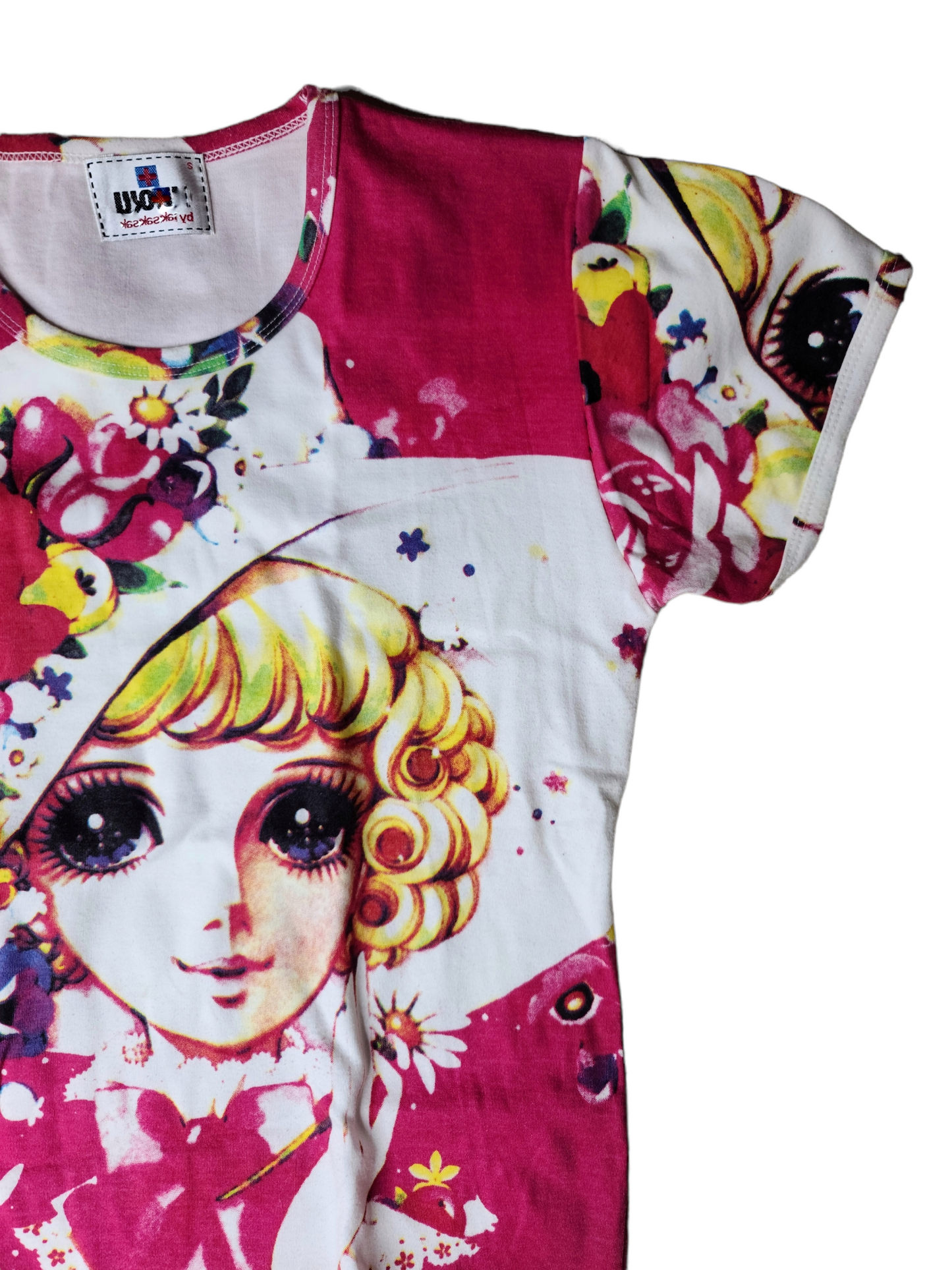 Top y2k printed manga