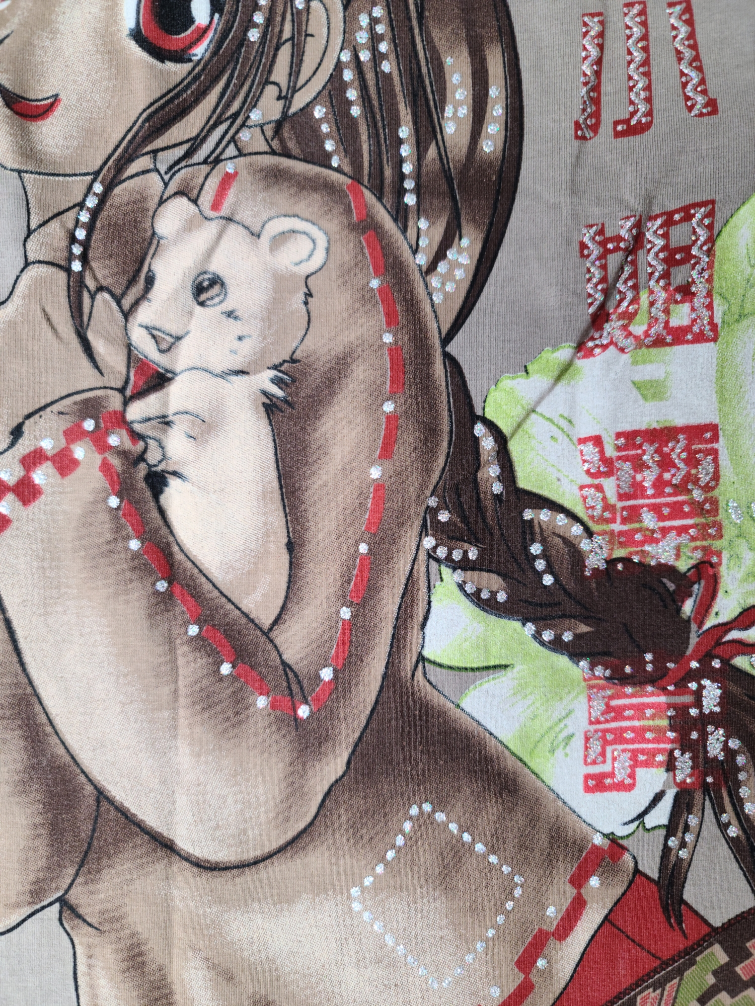 Tank top y2k printed manga - zimfriperie