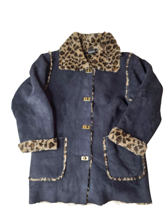 Manteau afghan penny lane coat 70s y2k vintage leopard subversive basics et dieu crea la femme made in france paris grunge cybery2k luxe 2000 bratz