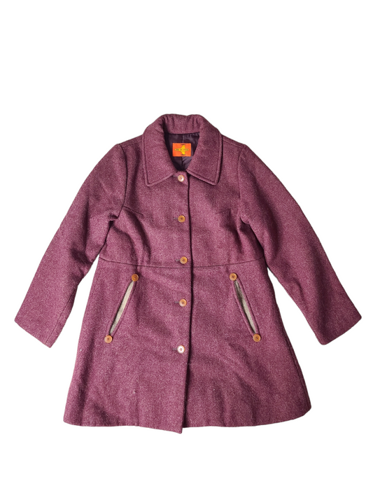 Manteau vintage japonais 90s cute neutral style pile of trash designer earthytones coquette cute archive fashion rare