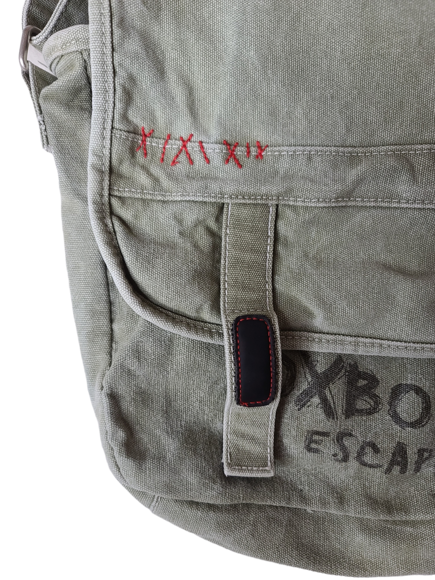 Cybery2k grunge khaki shoulder bag