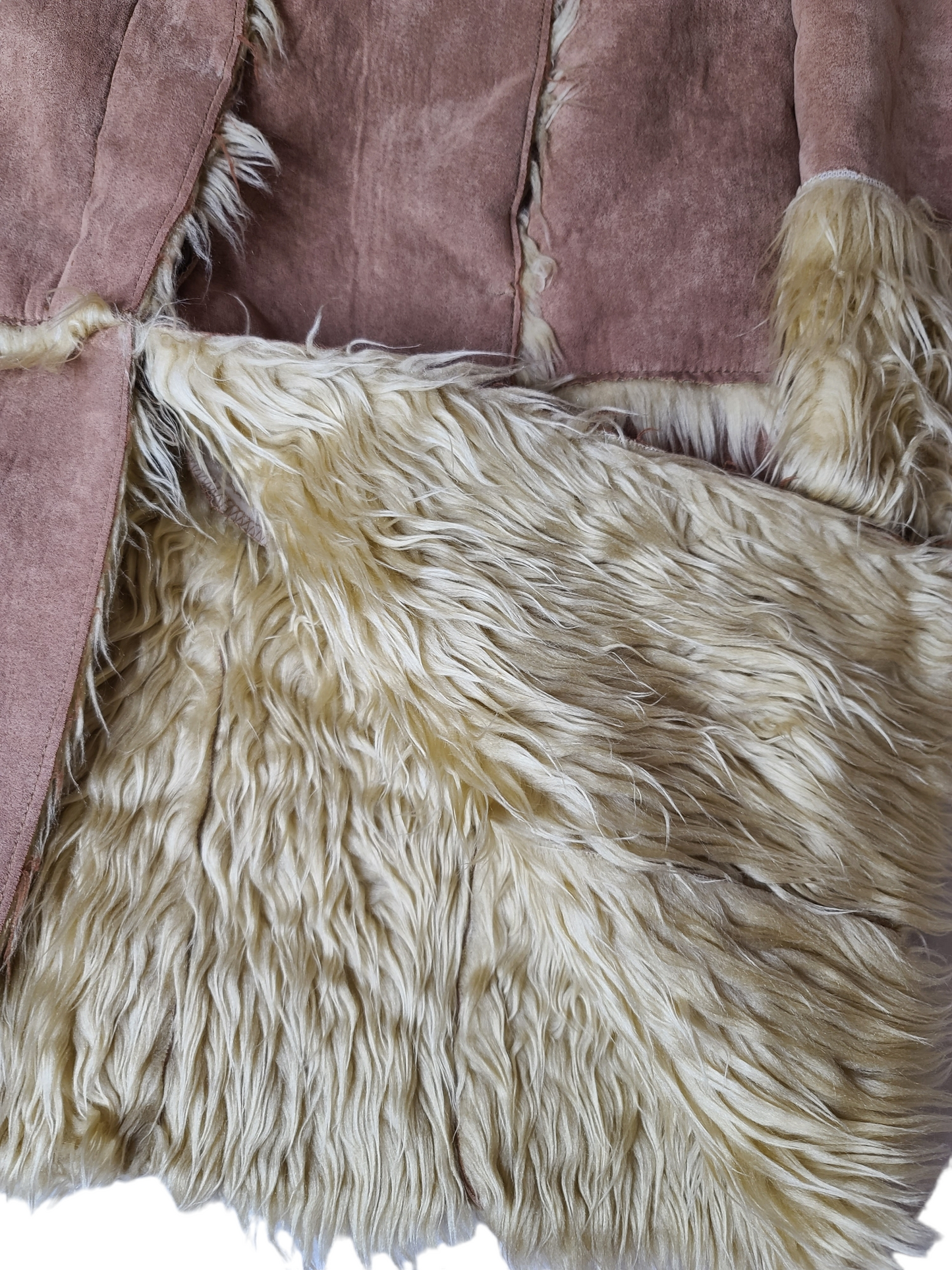 Long y2k afghan coat