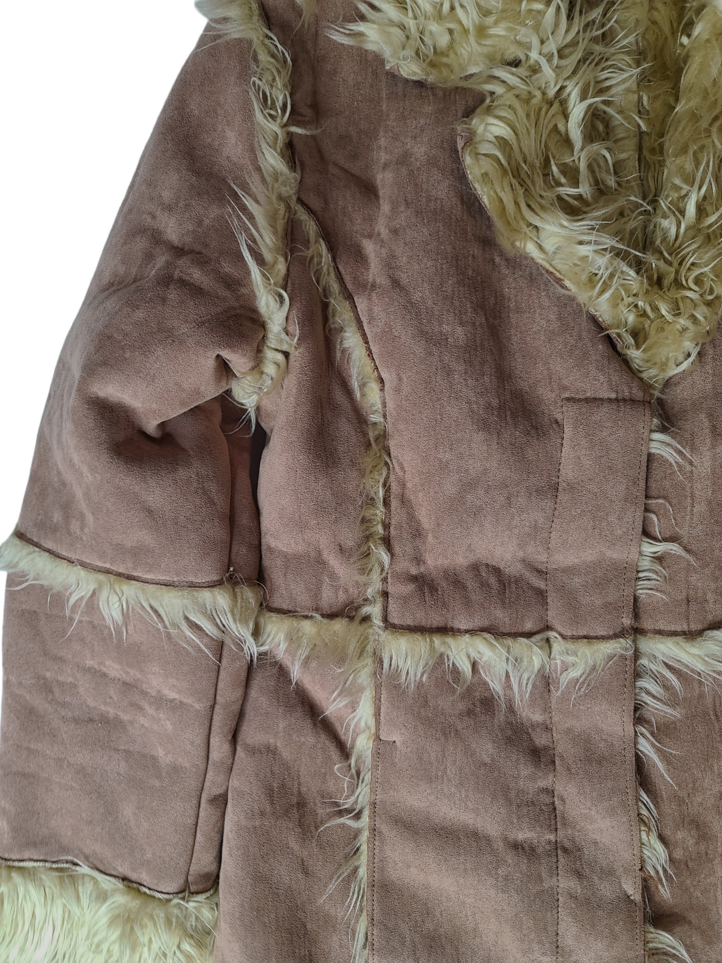 Long y2k afghan coat