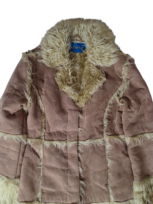 Long y2k afghan coat